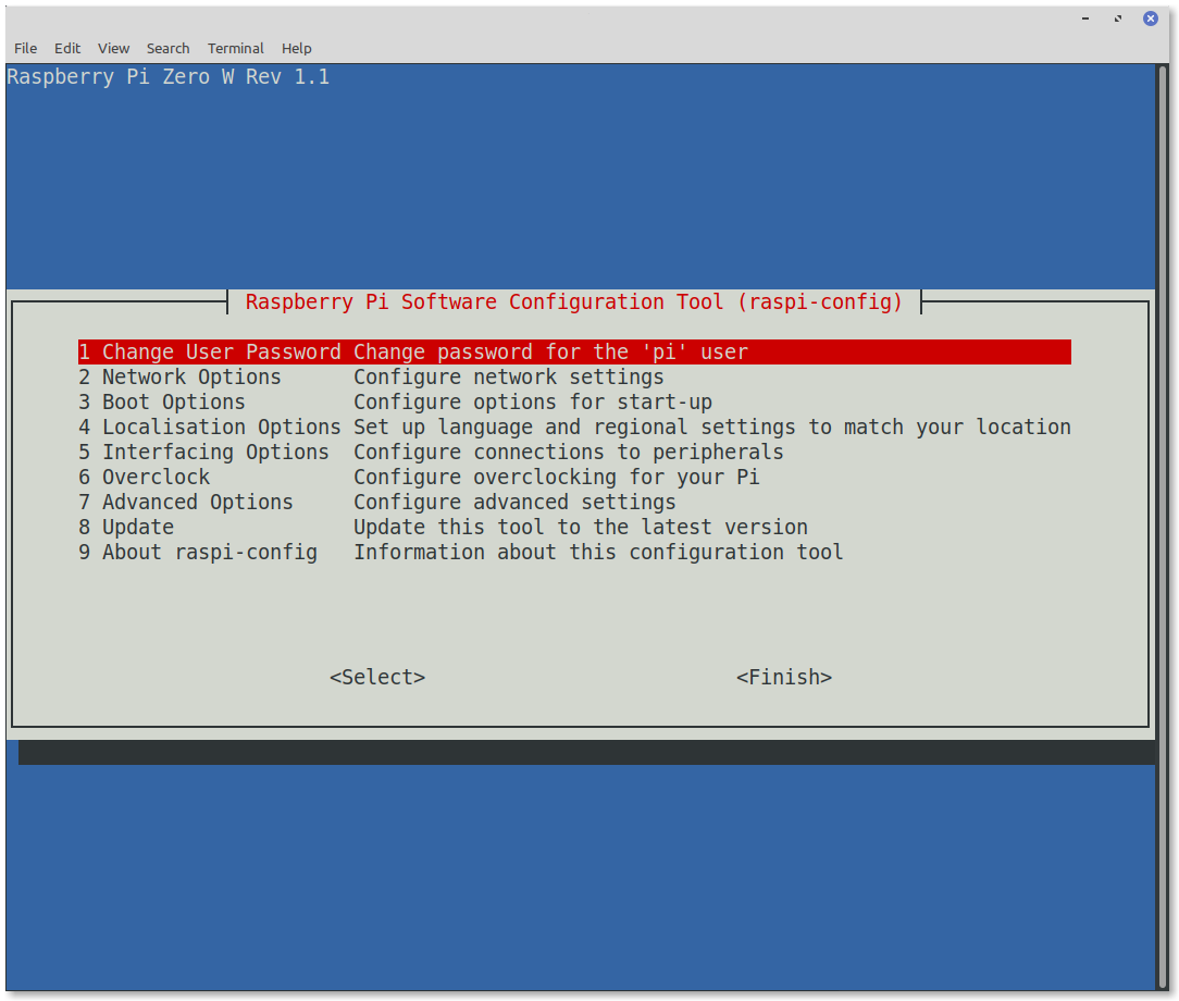 Raspberry Pi Software Configuration Tool